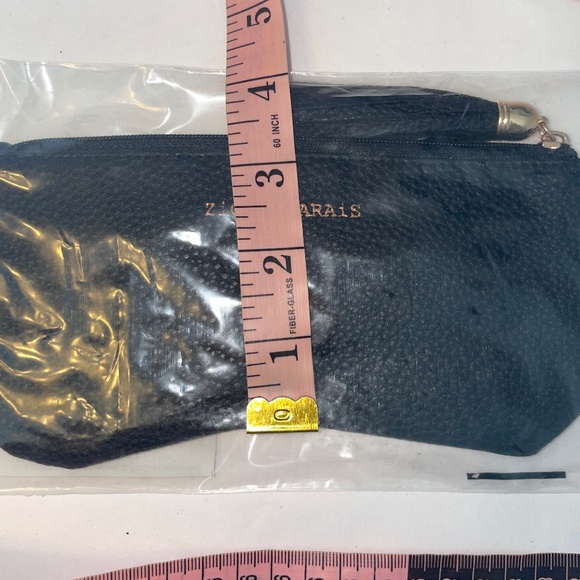 NWT Zigi & Marais Colorblock Pocket Pebble Faux Leather Pouch - Picture 4 of 5